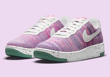 pink flyknit air force 1