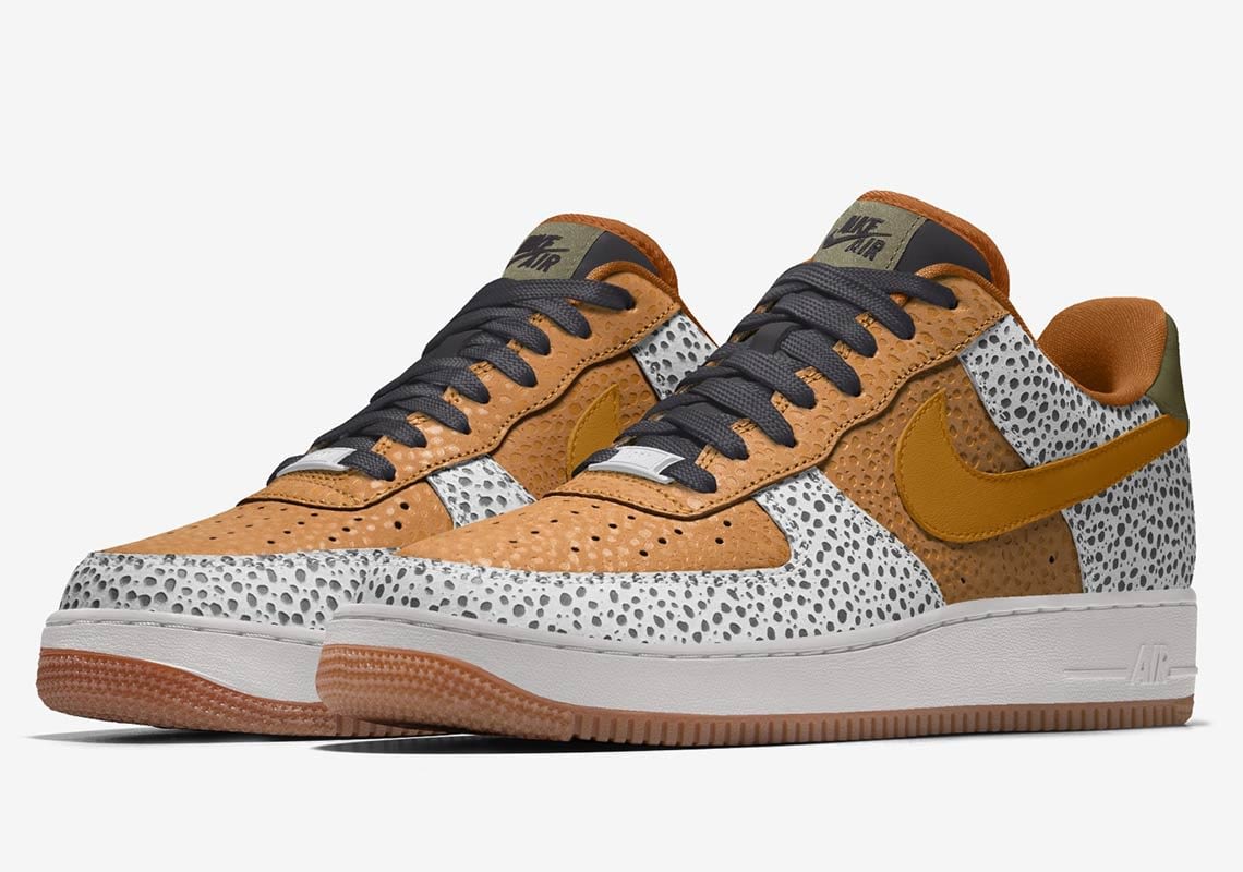 The Nike Air Force 1 By You Adds Safari 